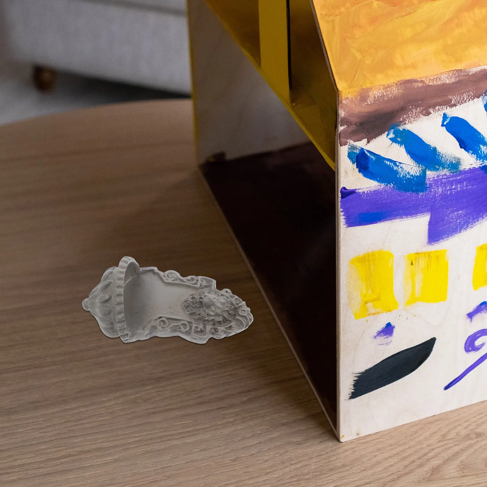 

Миниатюрный уличный садовый декор: лев из смолы для фонтана, пруда, винтажное украшение для сада, мебель для кукольного домика