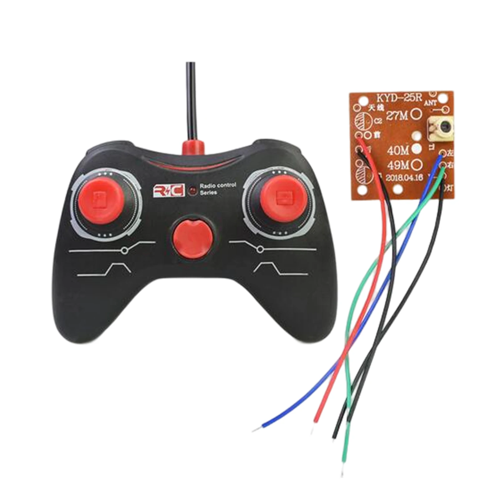 Remote Controller with Receiver Board for RC Toy for RC Car Spare Parts Remote Control Car DIY Spare Parts Accessories