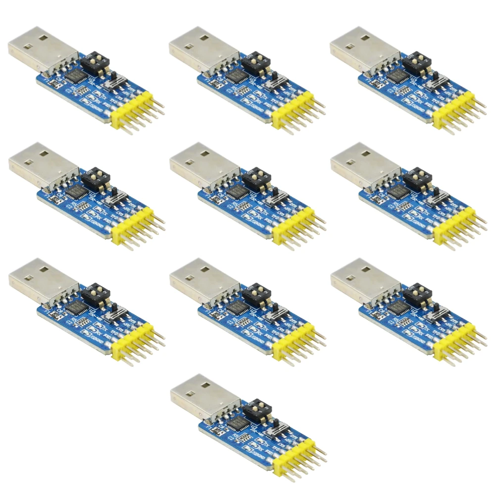 CP2102 six-in-one multifunctional serial port module usb to TTL 485 232 mutual conversion compatible with 3.3V/5V level