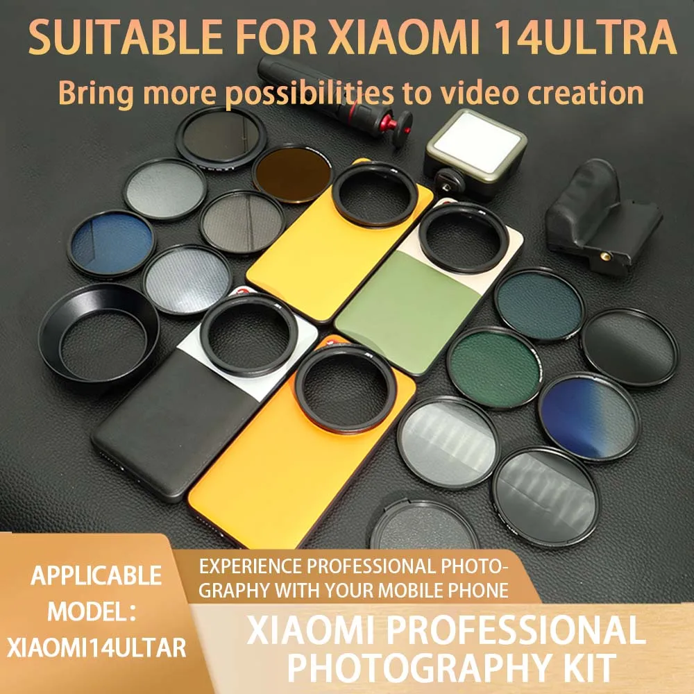 Nadaje się do Xiaomi 14 Ultra Photography zestaw 67mm filtr CPL polaryzacja UV lustro gwiezdne światło szerokokątne