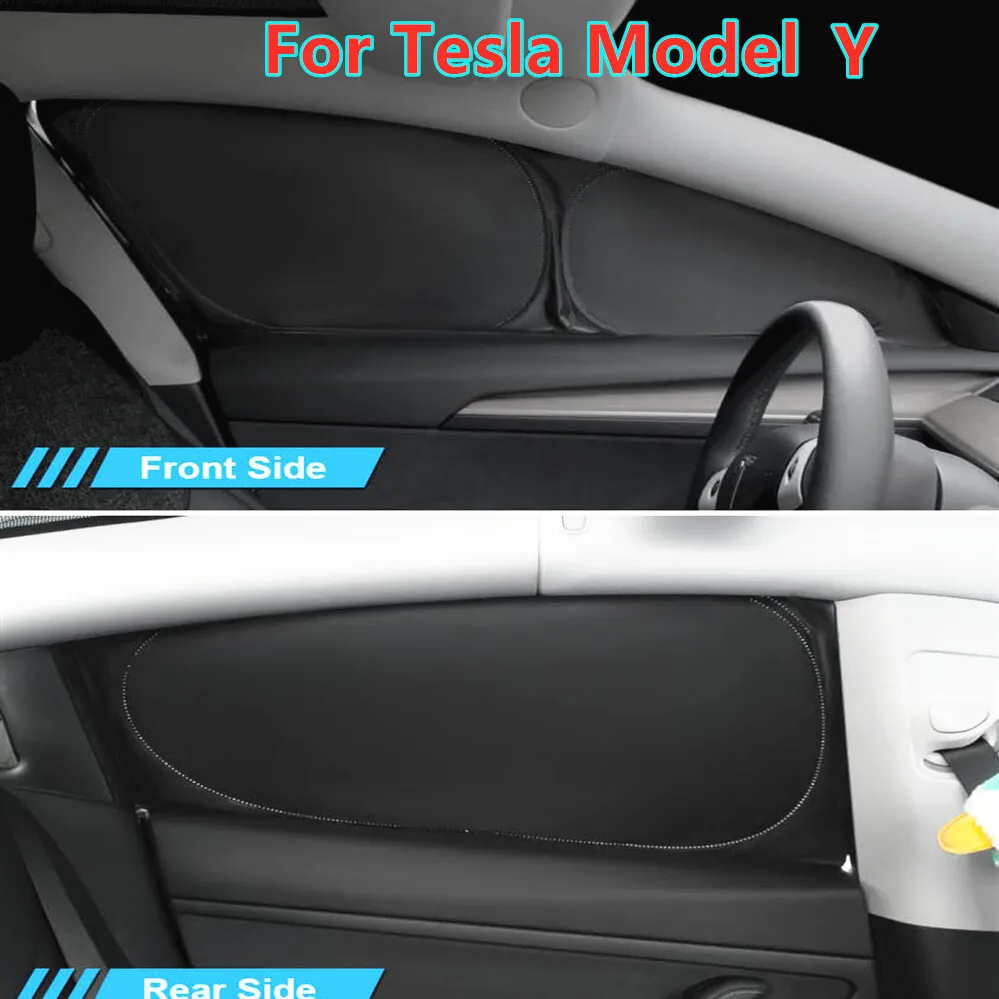 

Side Window Privacy Blind Shading Sun Shade Cover Protector For Tesla Model Y