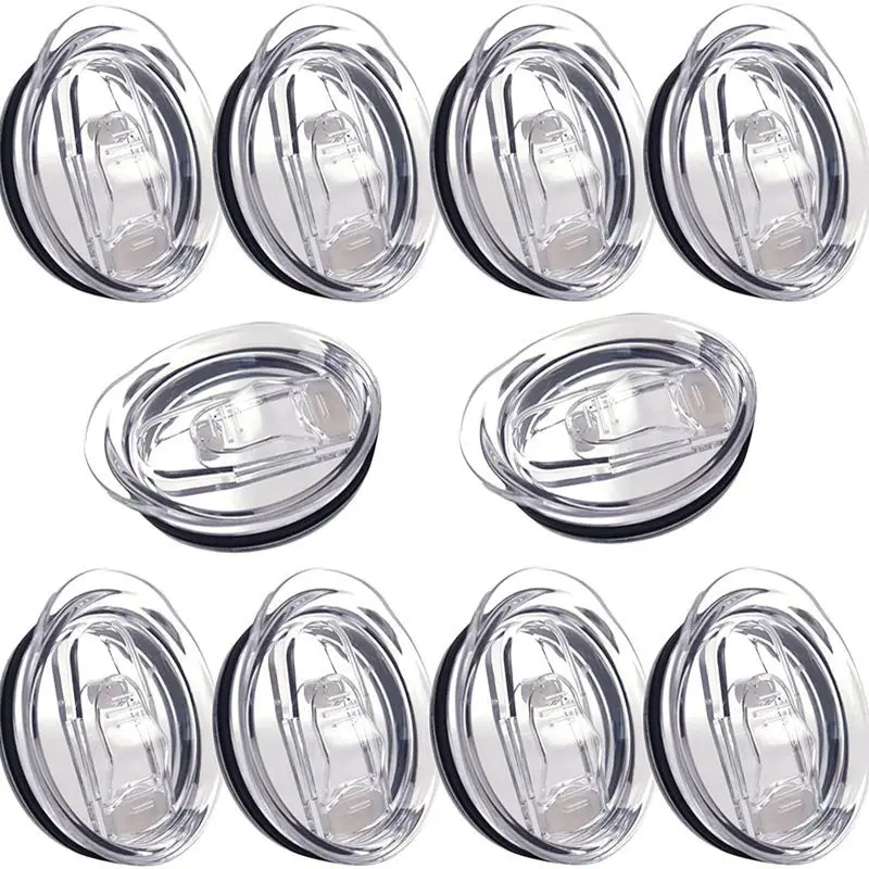 1/2Pcs 20oz Tumbler Lid Replacement Clear Replacement Lids Fit for Travel Tumbler Spill Proof Tumbler Covers for Cup Accessories
