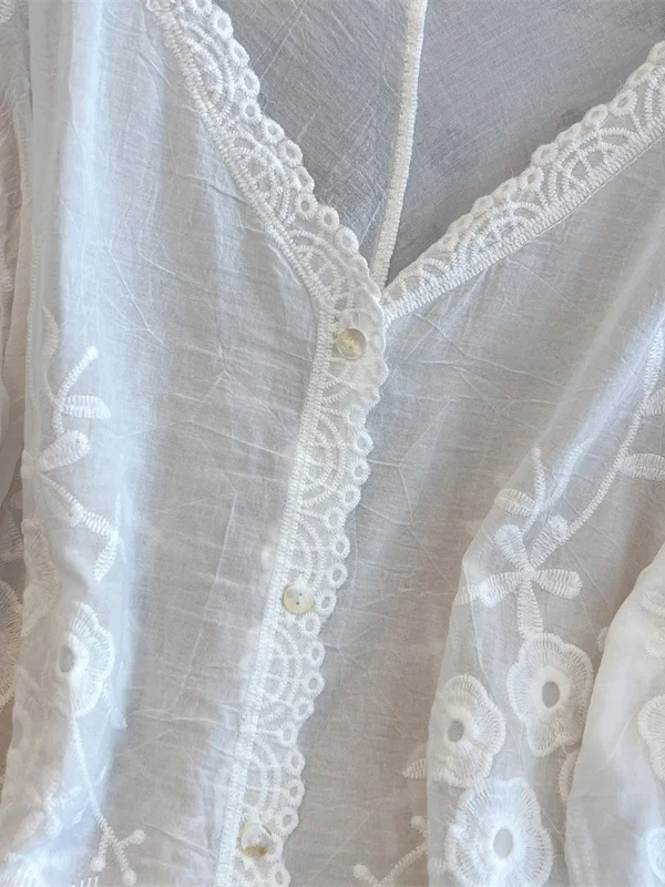 

Женский однотонный кружевной однотонный свободный крой больших размеров, новый тонкий кардиган, верхняя крышка, повседневная одежда для поездок на работу