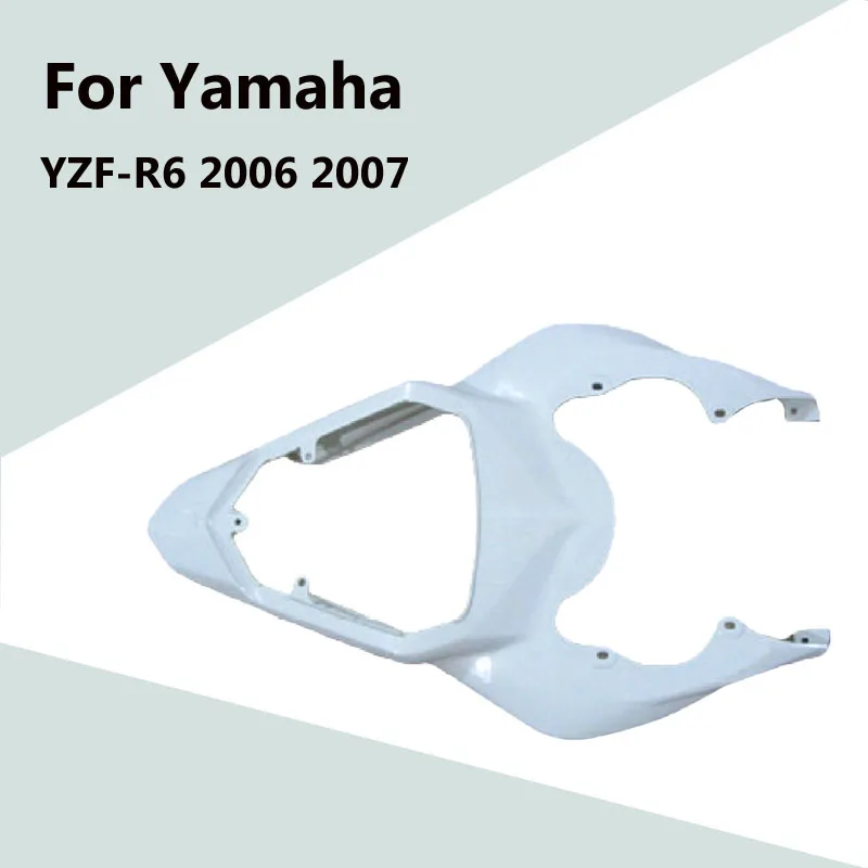 For Yamaha YZF-R6 2006 2007 A Set Unpainted Rear Tail Up and Down Cover ABS Injection Fairing R6 06 07 Motorcycle Accessories