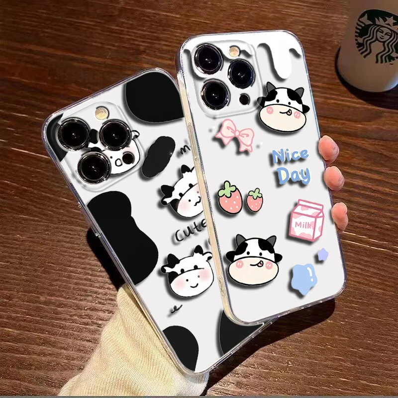 E9 cow cartoon Soft Case for LG K71 K8 Plus K9 Lite Q510 K92 Q92 Stylo 6 7 V40 V50 V60 Velvet G9 X4 Q61 Q60