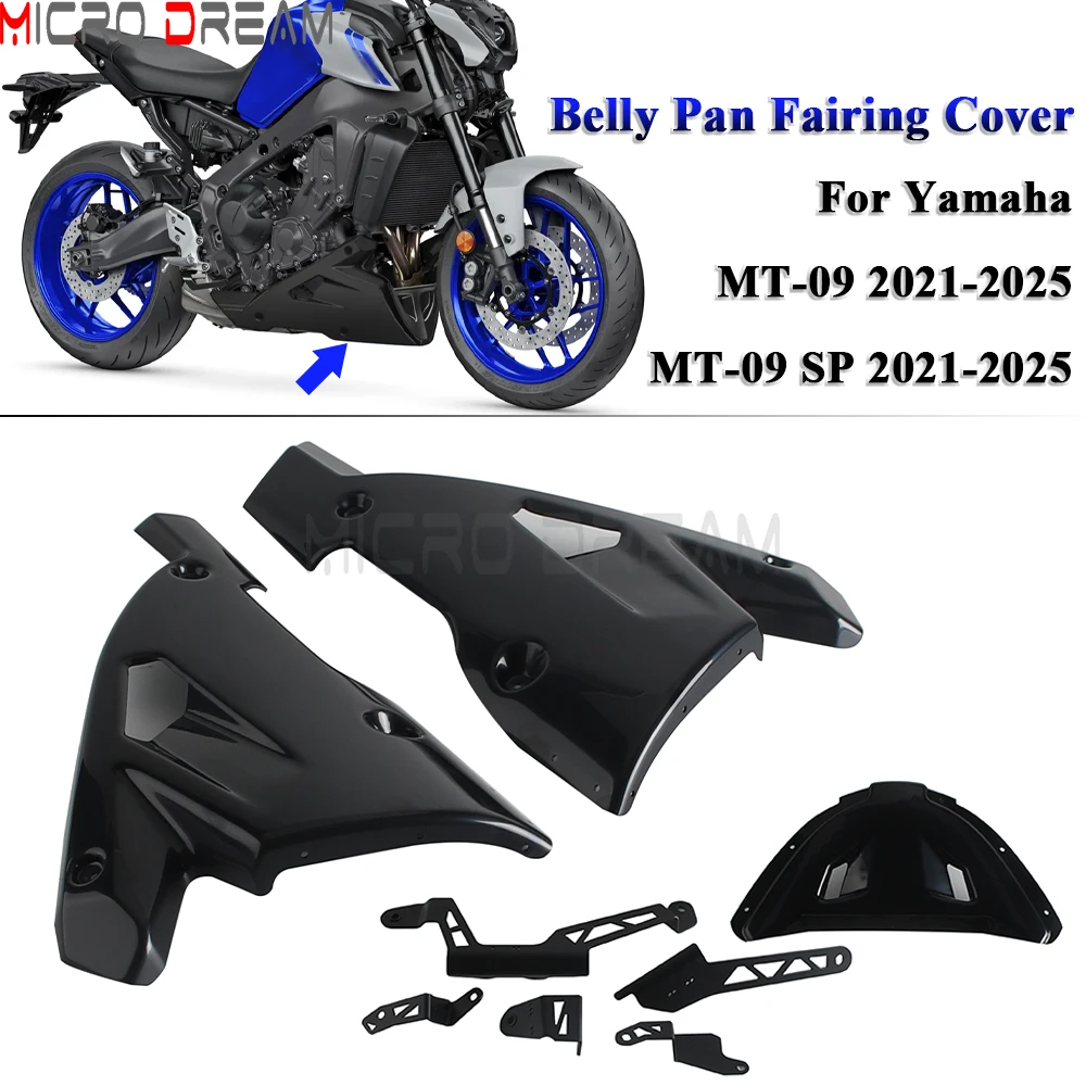 

Motorcycle Belly Pan Engine Chassis Spoiler Fairing Guard Cover Protector Protection For Yamaha MT-09 MT09 MT-09 SP 2021-2025
