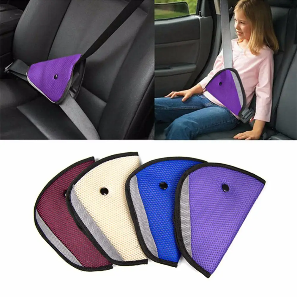 New Car Fit Seat Belt Sturdy Adjuster Car Safety Belt Adjust Device Triangle Baby Child Protection Baby Safety For Baby Safe