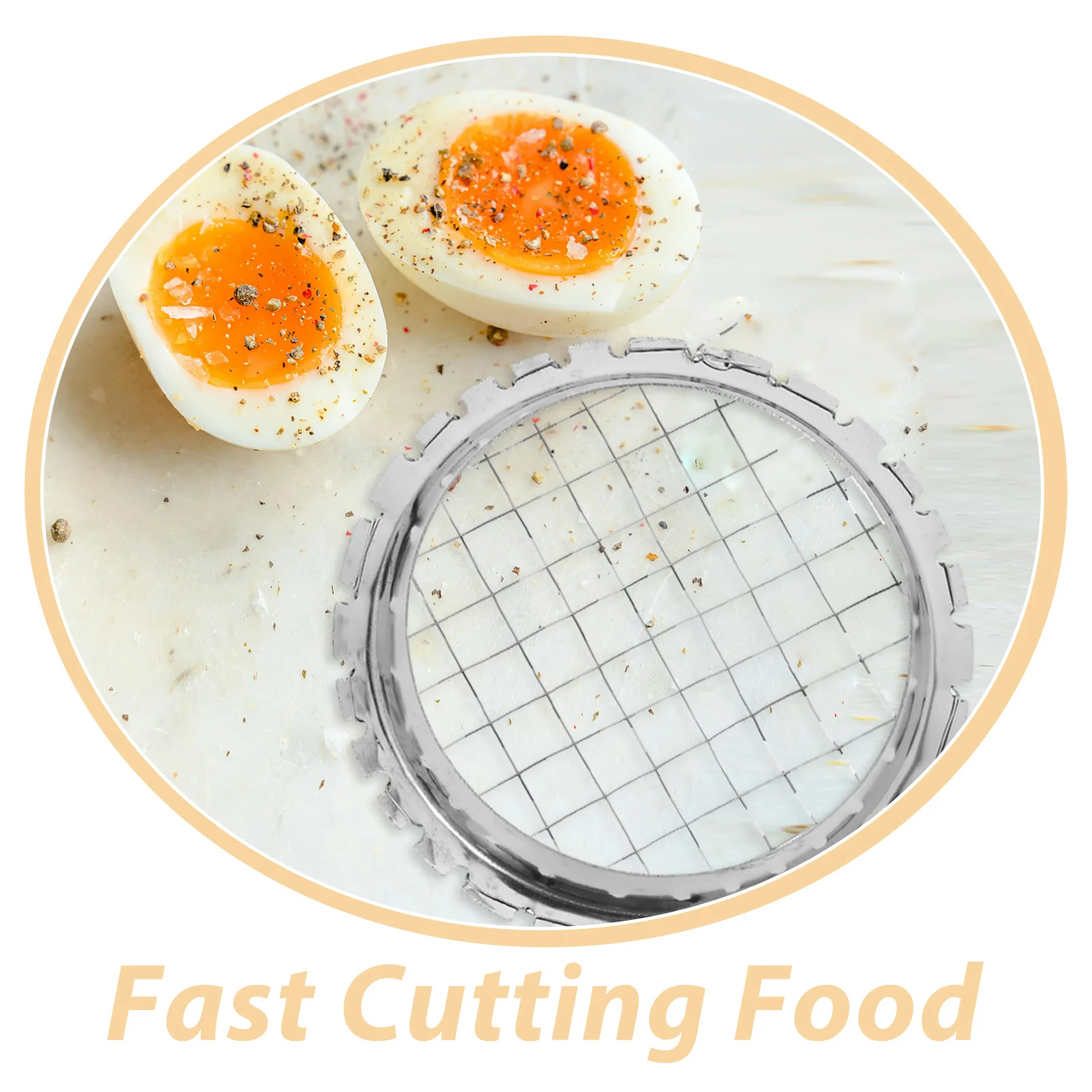 Stainless Steel Sandwich Cutter Potato Chopper Grape Cuber Cheese Slicer Tomato Cucumber Fruit Vegetable Cutter Salad Prep