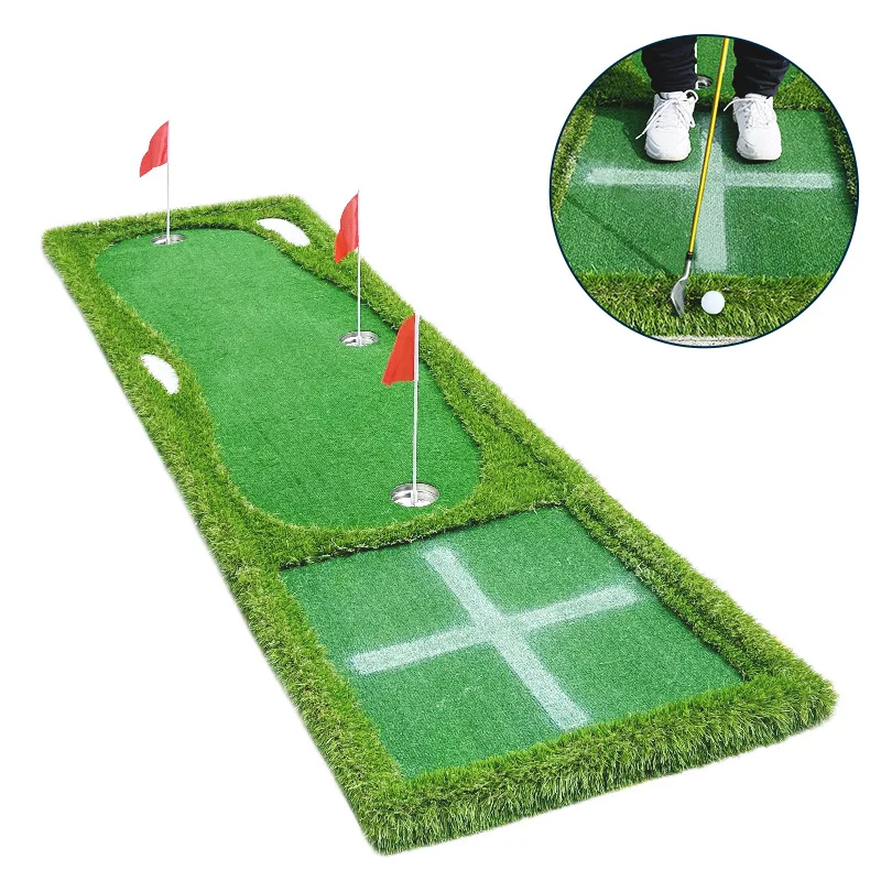 2026 Factory Custom Large Putting Mat Golf Training Aids Rubber Mat for Mini Golf Course Use Golf Putting Greenpromote sales