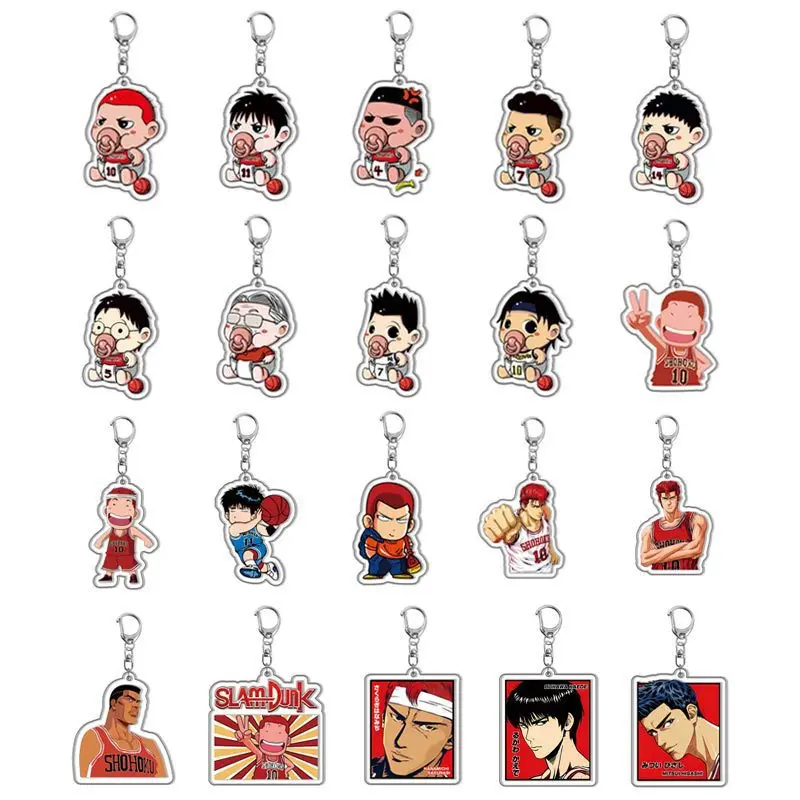 Slam dunk master acrylic keychain Akagi Takenori Sakura AGI hanamichi. DIY creative backpack pendant fan Christmas gift arcane