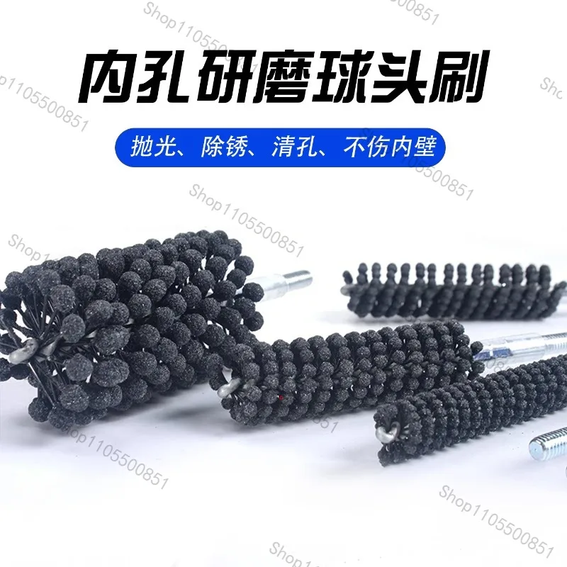 77MM Flexible Honing Brushes Silicon Carbide Abrasive Ball Hone Tool Brake Cylinders Hydraulics Valve Guide Aluminum Power CNC