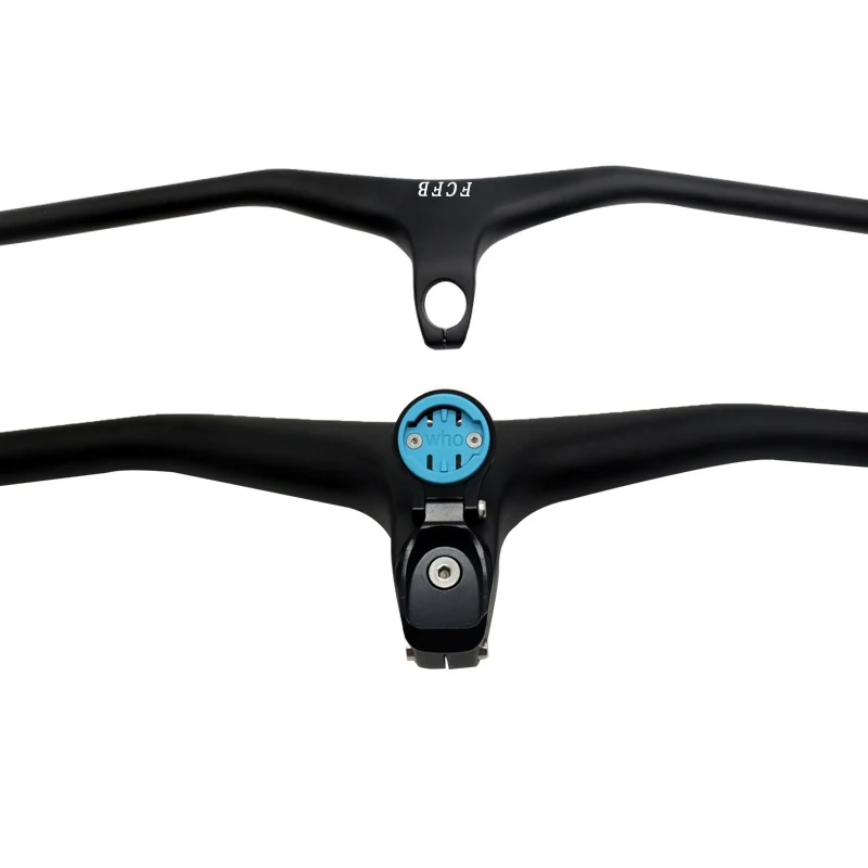 Neuer FCFB Mehrfarbiger MTB Integrierter Lenker aus Kohlefaser Einteiliger Lenker-Vorbau -17 Grad Fahrradrahmen Fahrradteile – Detail 5