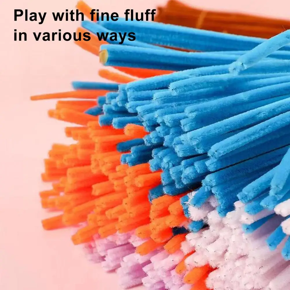 Decorazioni per feste Detergenti per tubi Detergente per tubi Kit di artigianato floreale per decorazioni di bouquet fatte a mano fai da te 100 pezzi multicolore per bambini