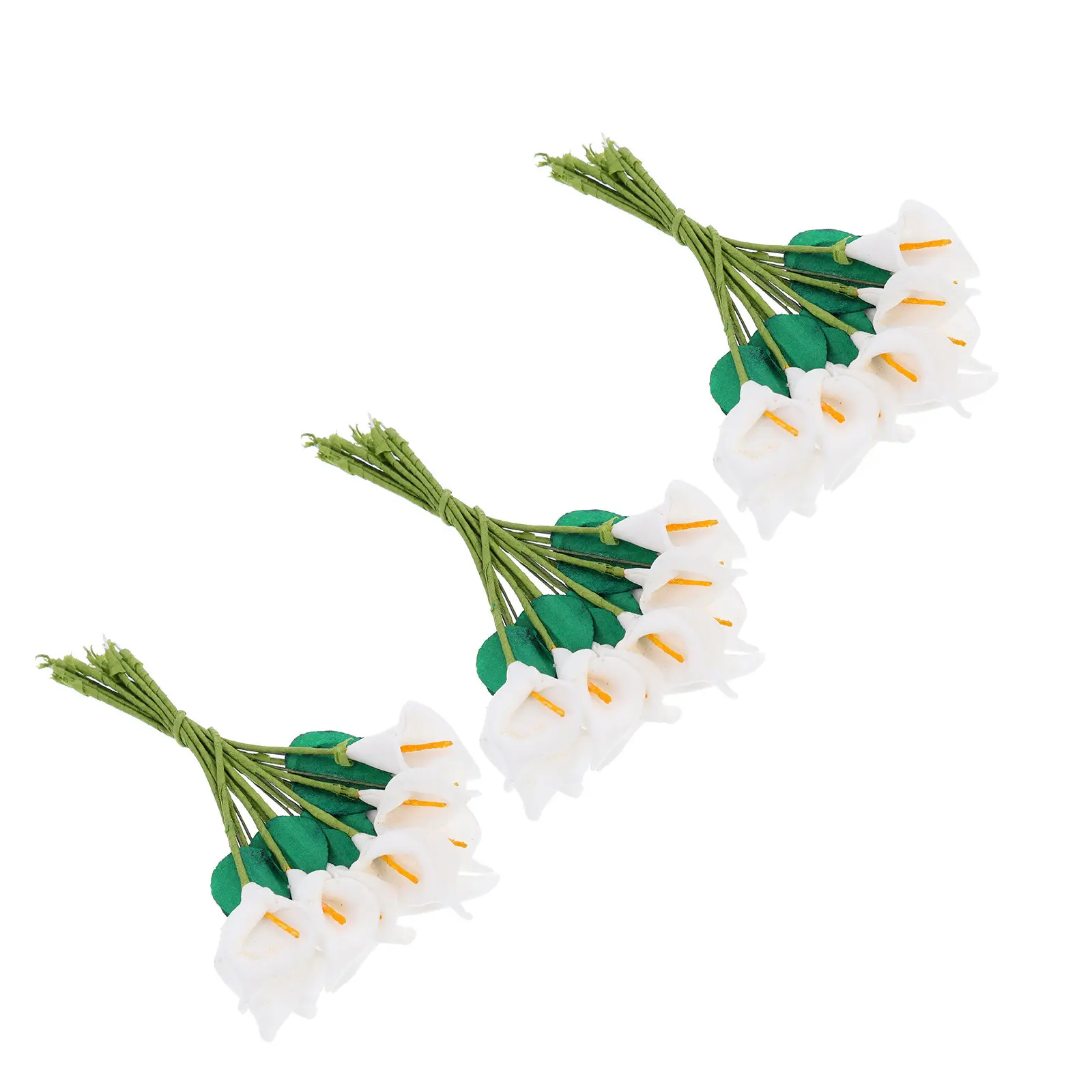 144pcs Artificial Mini Flower Bouquets for DIY Crafts, Wedding Party Decor & Gift Wrap Accessories