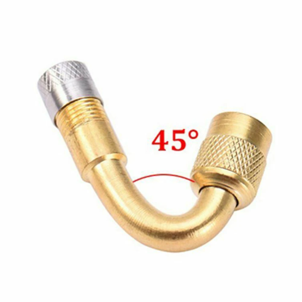 45/90/135 Degree Motorcycle Angle Bent Valve Adapter Tyre Tube Copper Valve Extension Adapter For Truck Car Moto Bike Accessory