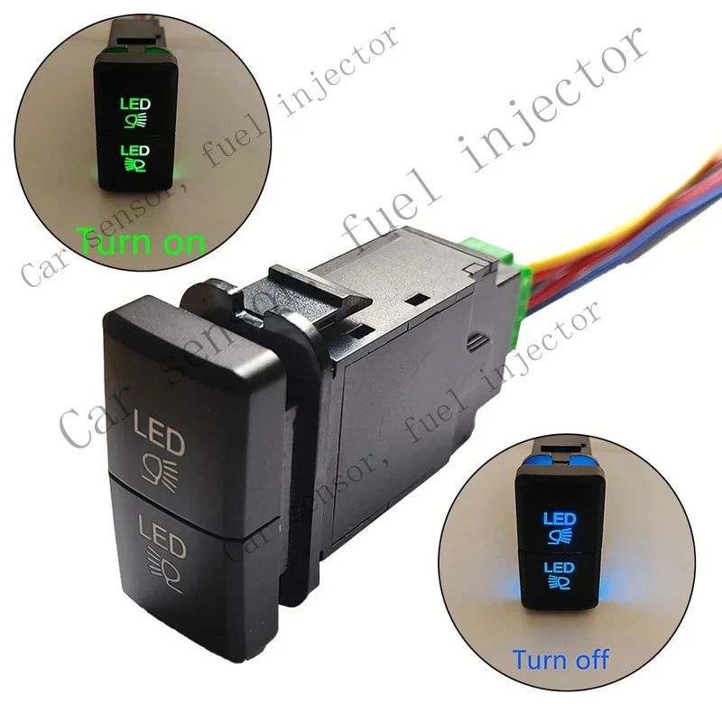 Q+ FOR Light Switch Button Car Accessories Car 39*21*60mm Car Fog