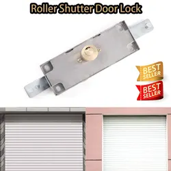 Rolling Security Door Lock Roll Gate Anti-theft Locks with Key Install Middle or Bottom Garage Gate Hardware Locks Hardware