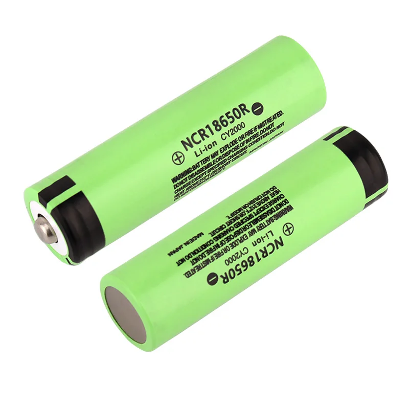 3.7 V Ncr18650r 2000 mAh 18650 lithium Rechargeable Battery For Flashlight Headlamp batteries（Pointed Top,No PCB）