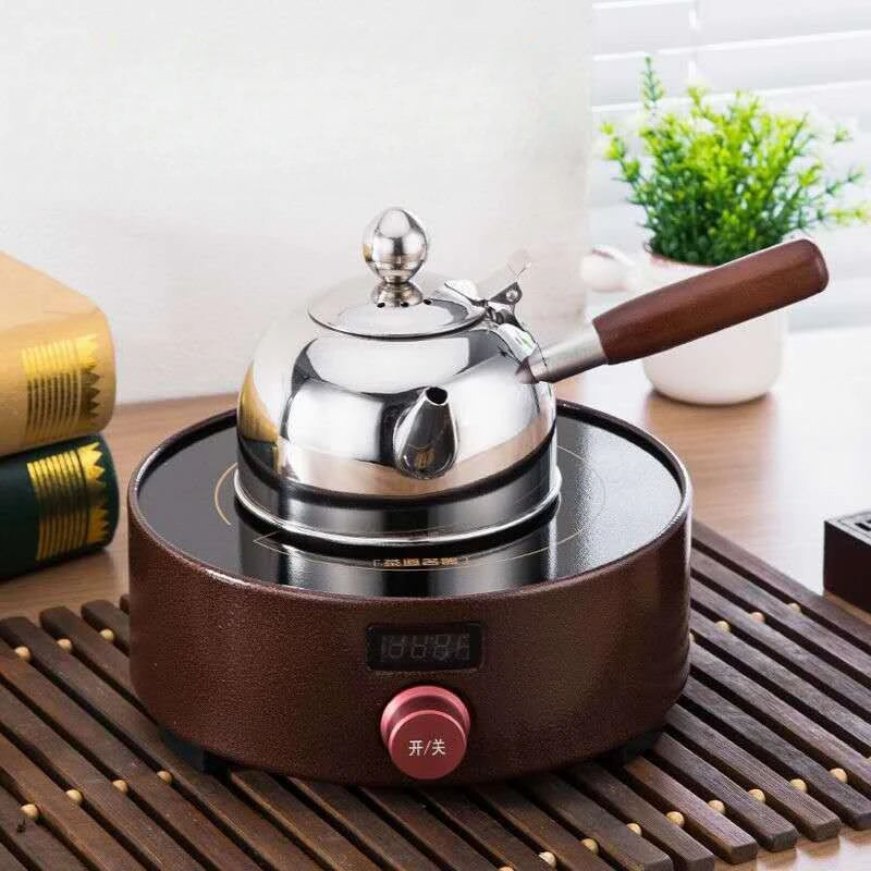 304 Food Grade Stainless Steel Teapot Outdoor Portable Tea Kettle Household Chinese Teahouse Restaurant Long Handle Hand Pot New