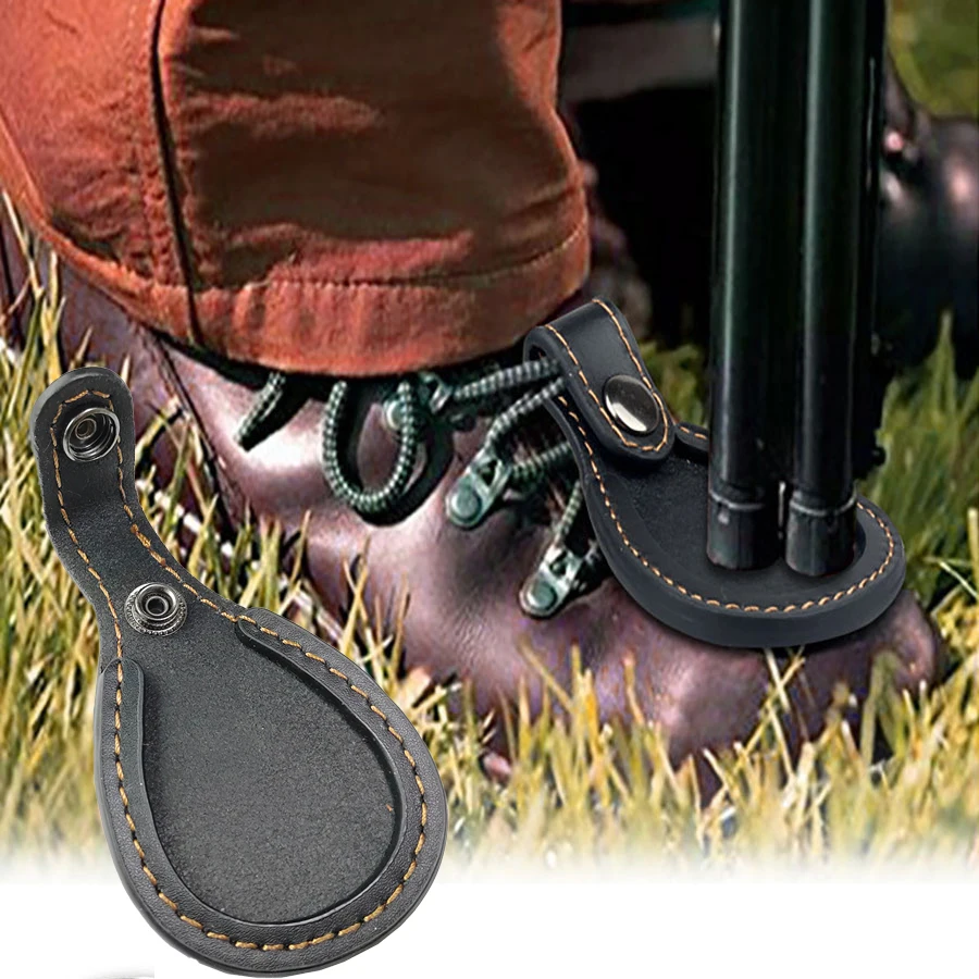 Tactical Brown Leather Rifle Barrel Rest Toe Pad Shoes Protector for Hunting Outdoor Shooting Resting Trap Tool Dropshipping