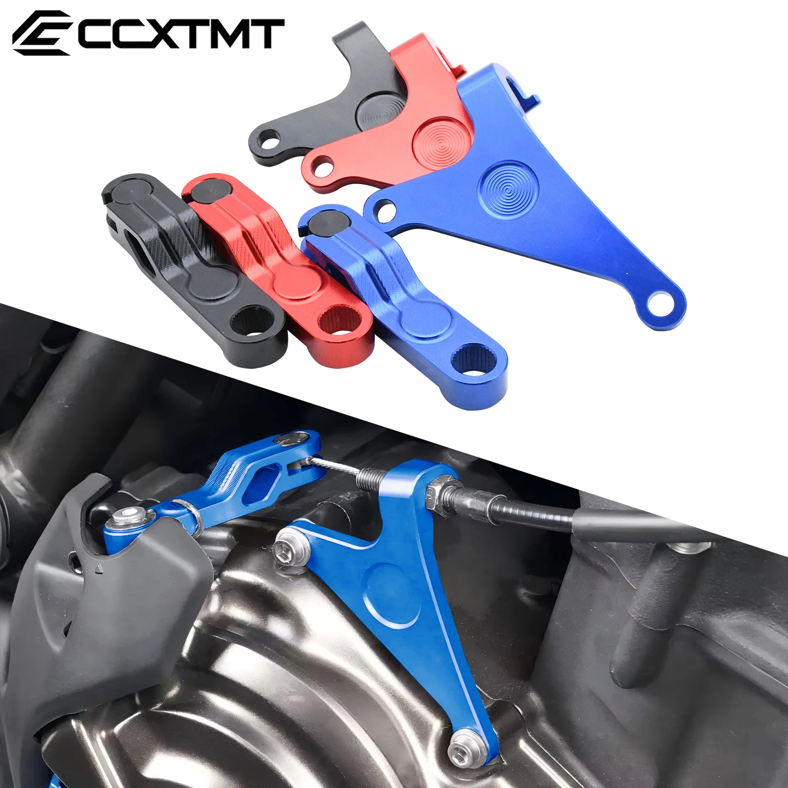 CNC Clutch Arm Clutch Lever Shift Stabilizer For Yamaha Tenere 700 XTZ700 2019-2024 T700 Rally Edition 2020-2024 MT-07 2018-2022