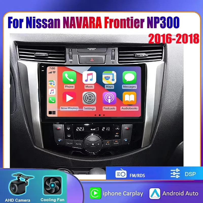 

9"6+128GB Android For Nissan NAVARA Frontier NP300 2011-2018 Car GPS Navigation Multimedia Player Radio Tape Head Unit Carplay