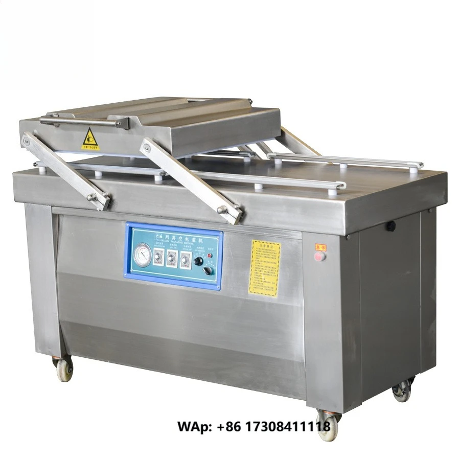 Easy Operation Dual Chamber Vacuum Sealer Commercial Food Meat Vacuum Packing Machine