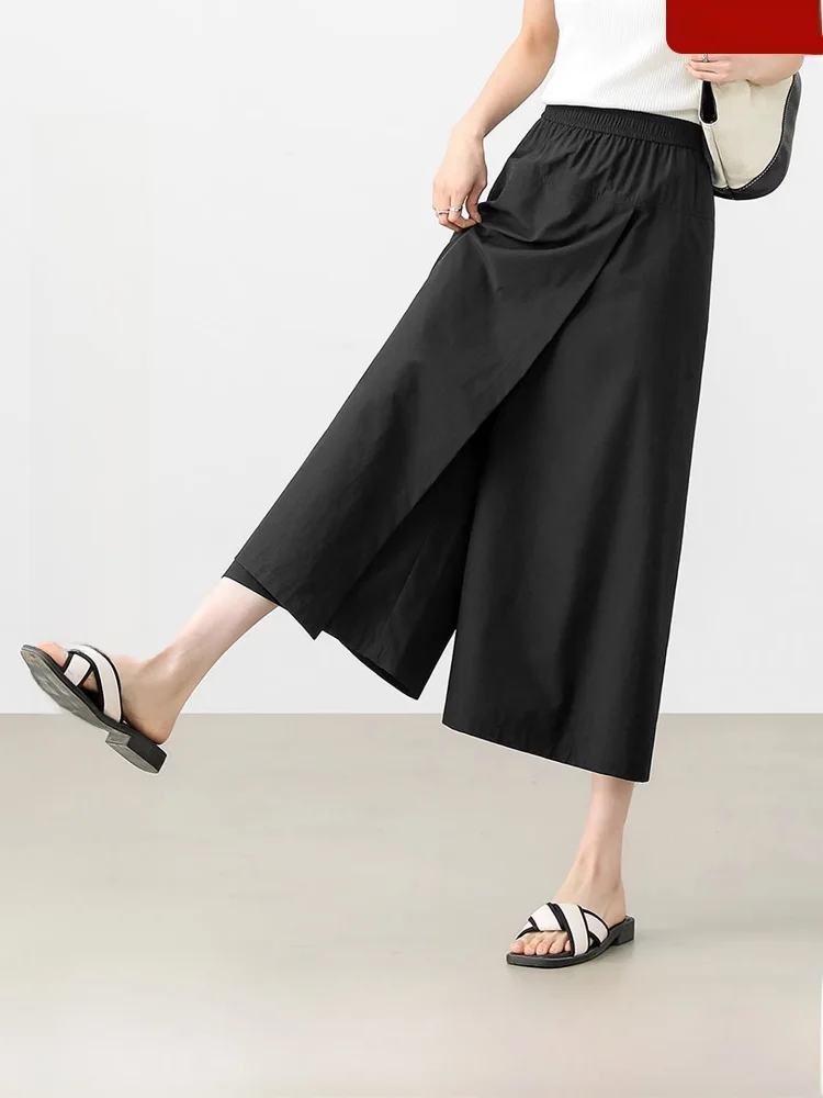 

Женские шорты-юбка Bla A-Line, весна 2026, новая коллекция, рабочая одежда, эластичный пояс, утягивающие, повседневные брюки, из полиэстера, в художественном стиле