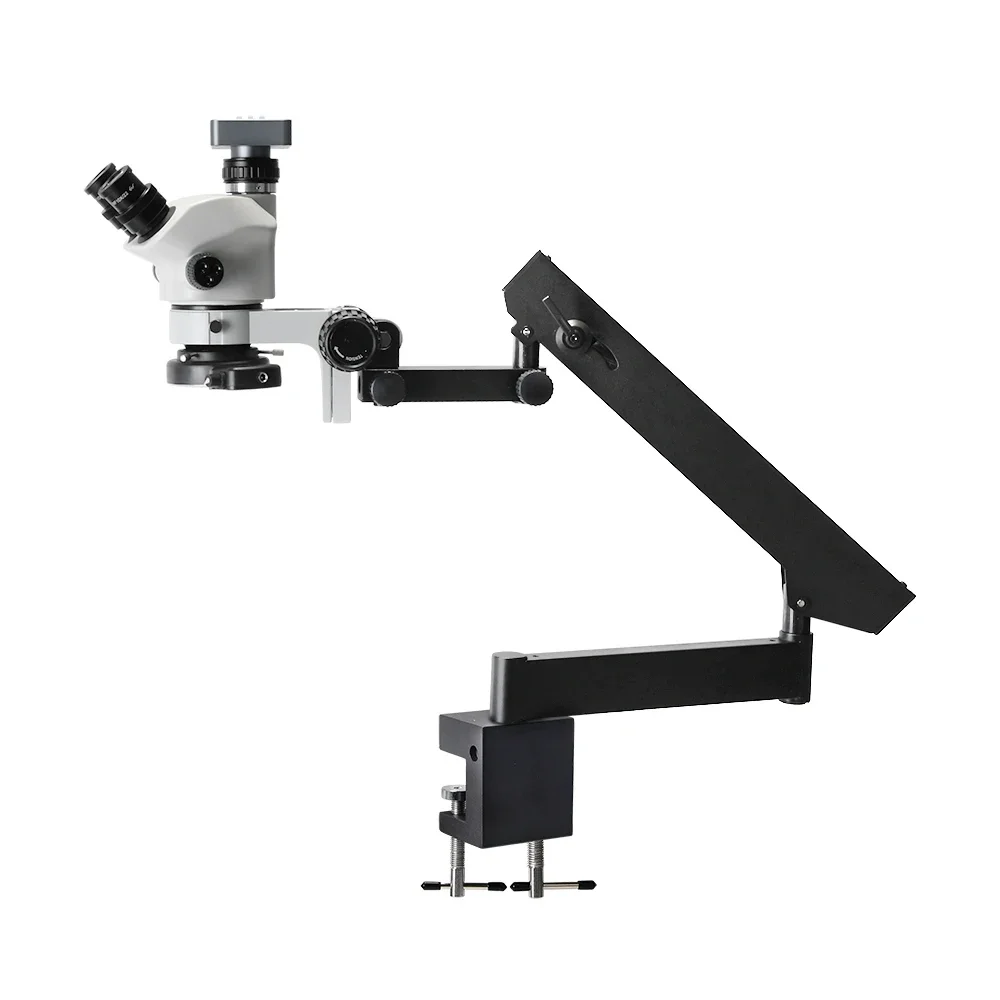 2026 Real Photo 3.5X-90X Simul-Focal Articulating Zoom Stereo Microscope With 48MP Digital Camera
