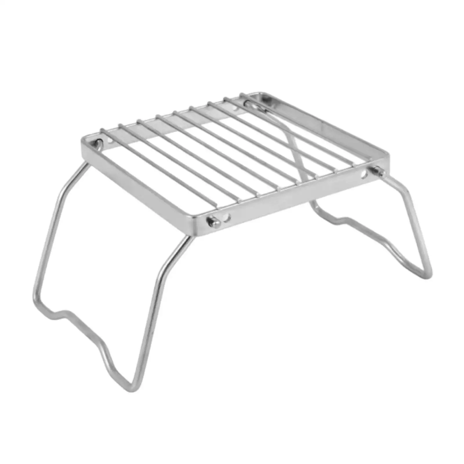 Lightweight Camping Cooker Stand Outdoor Cooking Support Stainless Steel Folding Burner Rack for Grill Accessories