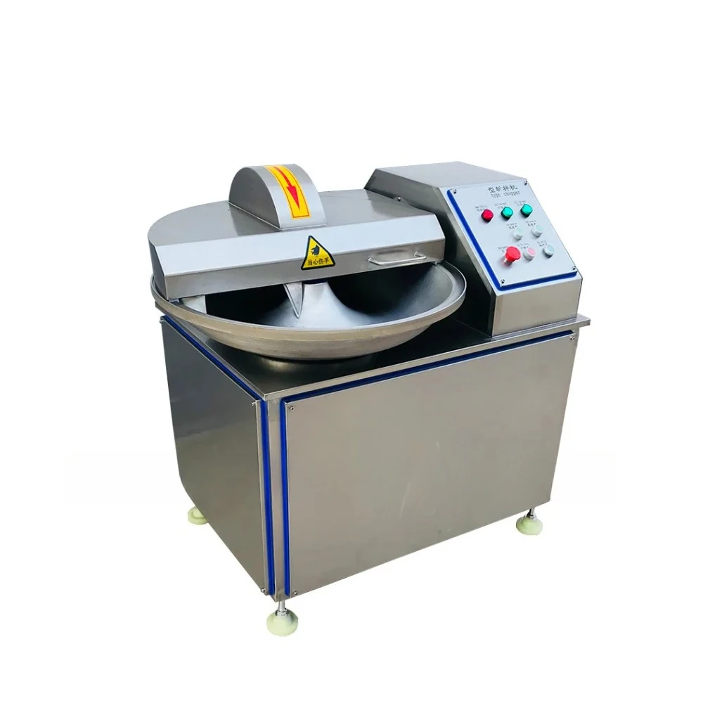 Commercial 40L Electric Sausage Meat Bowl Cutter Chopper Mixer Vege   Cutter Emulsify Meat Chopping Machine Cutter