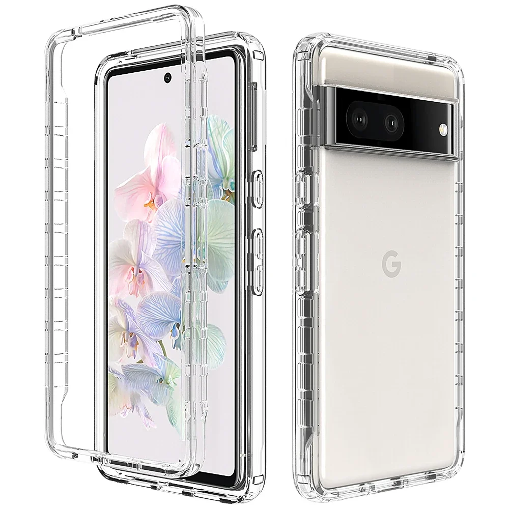 Shockproof Clear Soft Rubber Case for Google Pixel 9 Pro XL 7 8A 6A 6 7A 8 Pro pixel9 Pixel7 Pixel8 Pixel7A Phone Accessories