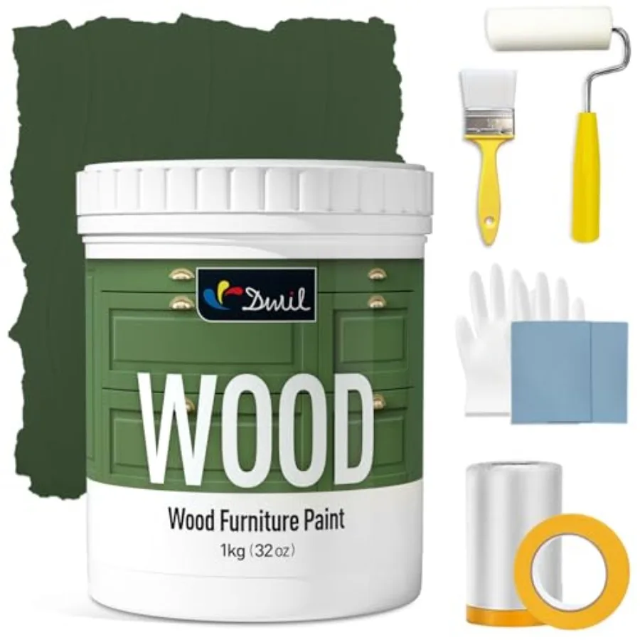 

Матовая краска для мебели - краска для дерева, для реставрации шкафов, дверей, столов и комодов - на водной основе, нетоксичная и без запаха