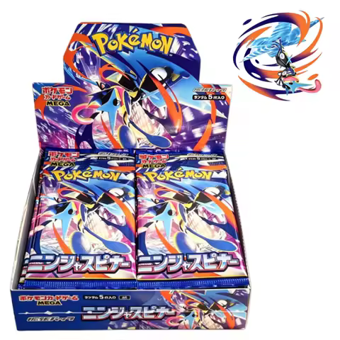 Original Pokemon Cards PTCG Japanese Edition M4 Booster Pack/Box Anime Trading Card Ninja Beyblade MEGA Koga Ninja Ex Gifts Toys