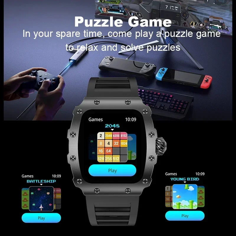 New Trend Smart Watch 1.76 inch AMOLED 3D Dynamic Dial IP67 Waterproof Bluetooth Call NFC Voice Assistant Men Sports Smartwatch view 2