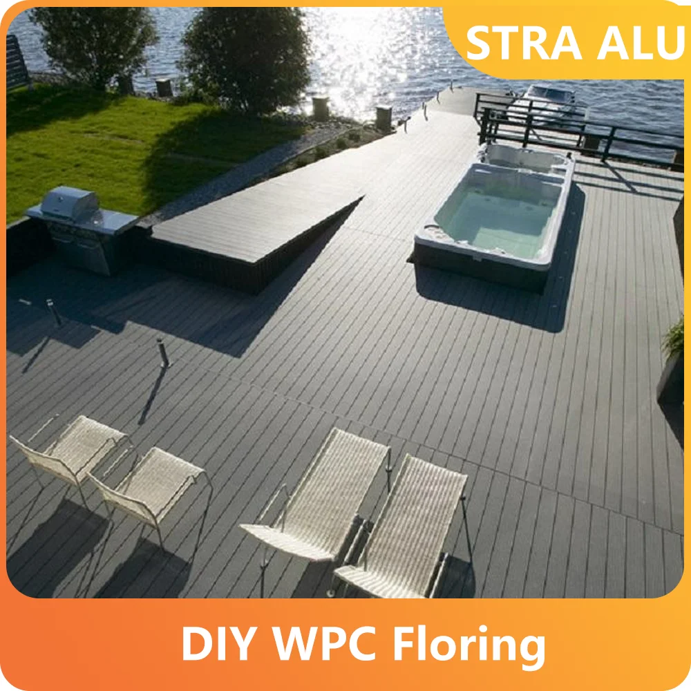 

Wood Plastic Composite Wpc Decking Deck Flooring Outdoor for Decorate Exterior