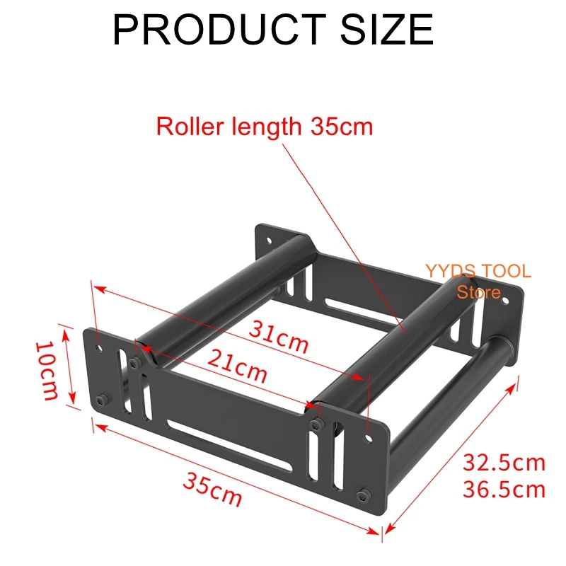 Adjustable size wheel rim display stand car wheel rotating display stand 360 degree rotating wheel display stand