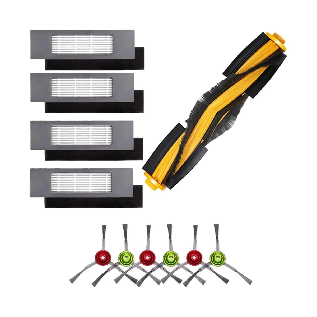 ملحقات بديلة لـ Deebot N8 و T8 1 ، فرشاة رئيسية ، 4 فلاتر ، 6 فرش جانبية ، 950 ، 920