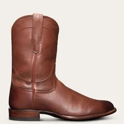 Men Retro Leather Boots Casual Fashion Platform Boots Autumn Non-slip Plus Size Walking Hiking Slip on Shoes Botines De Hombres