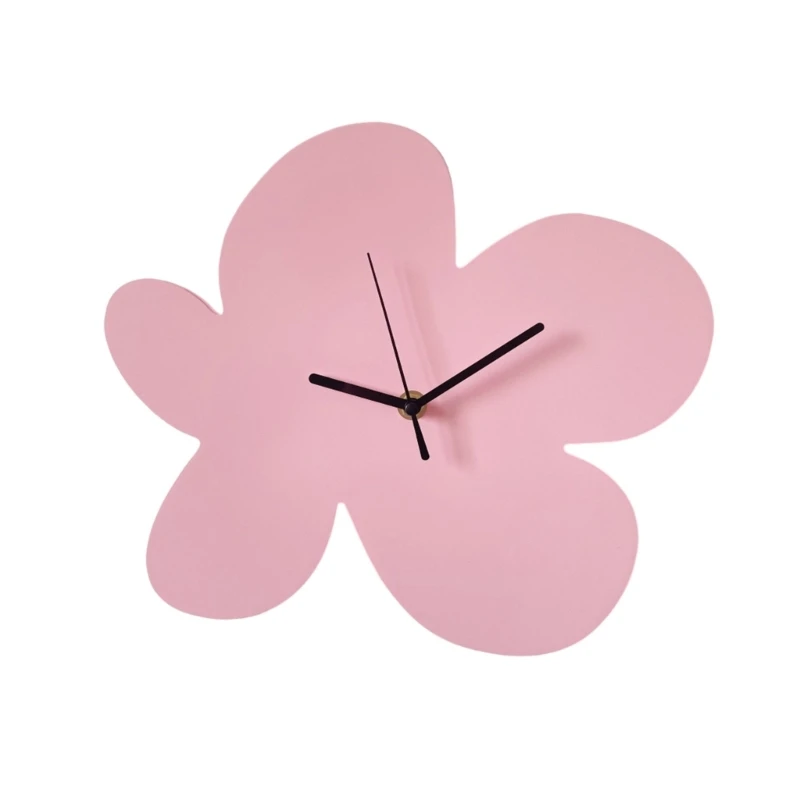 Elegant Flower Wall Clock for Quiet Timekeeping Accurate Time Display Clock