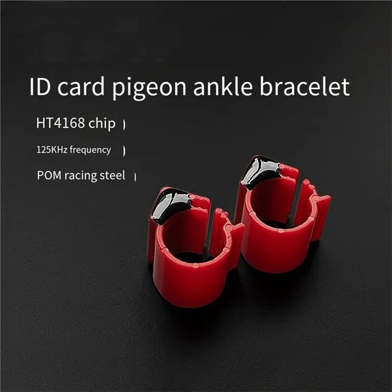 【DIGITAL GADGET】HT4186 Chip Ring Tag 10Pcs 125Khz RFID For Chiken Duck For Tracking Animal Foot Rings Animal Management