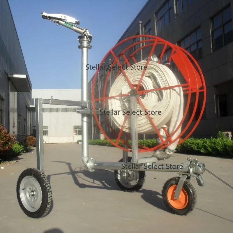 

2025 New Type Factory Travelling Hose Reel Sprinkler Agriculture Irrigation Machine Equipment With Big Rain Sprinkler
