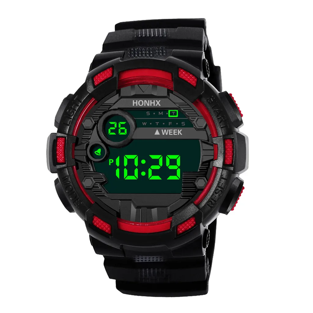 Outdoor Sports Men Watch Fashion Popular Men's Multi-functional Luminous Led Electronic Watches Relogios Masculino