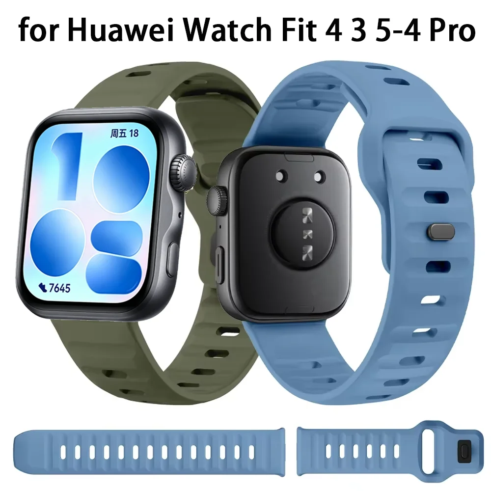 Weiches Silikon-Armband für Huawei Watch Fit 5 4 3 Sportband Handgelenksband Huawei Watch Fit 5 Pro Fit 4 Pro Correa Zubehör