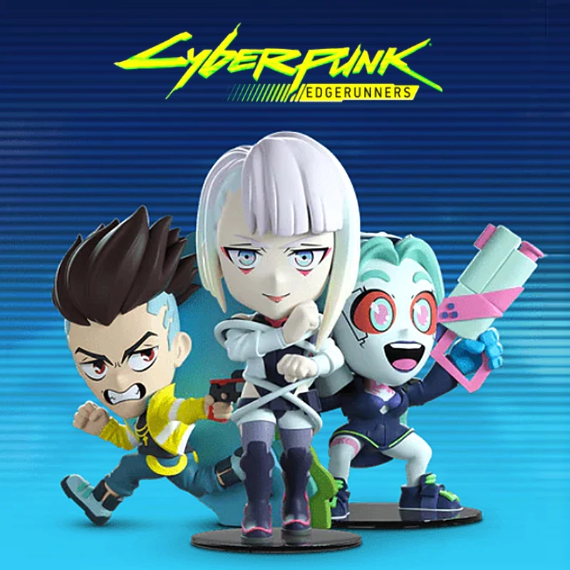 En stock Youtooz Cyberpunk 2077 figura oficial de mercancía modelo coleccionable conjunto de regalo de adorno