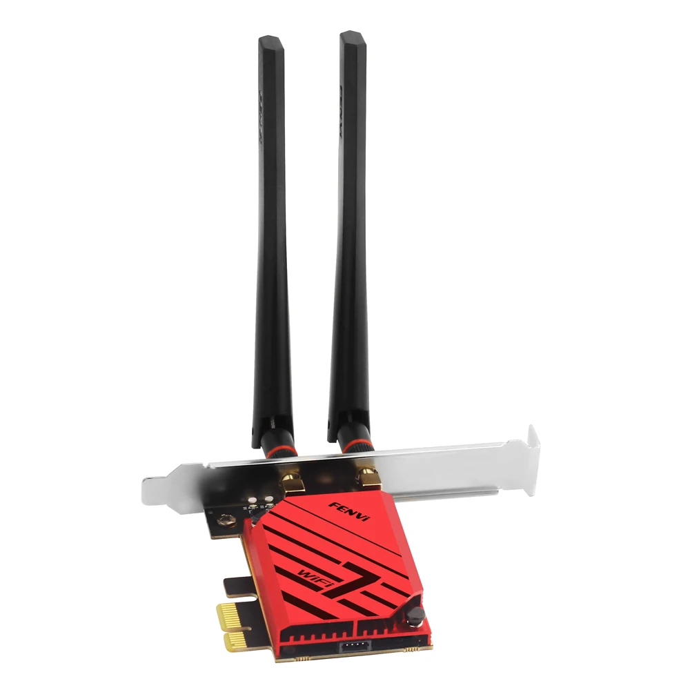 Fenvi WiFi 7 PCIe Wireless Adapter Bluetooth 5.4 MT7925 WiFi7 Karta sieciowa BE5400 Tri Band 2.4G/5G/6GHz dla komputerów stacjonarnych z systemem Win 10/11 — zdjęcie produktu 7