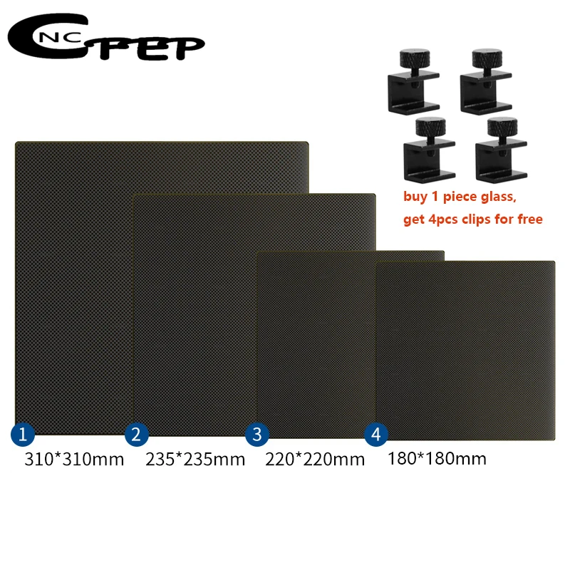 Glasplatte Ultrabase 310 mm für Ender 3