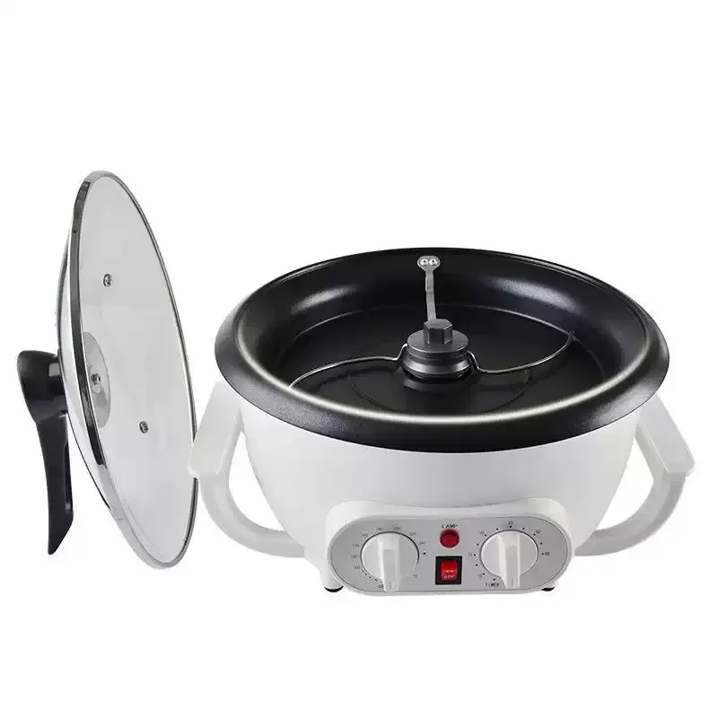 Electric Coffee Bean Roaster Coffee Baked Peanut Beans Baking Stove Popcorn Make Dryer Roasting Machine Grain Drying 1pcs