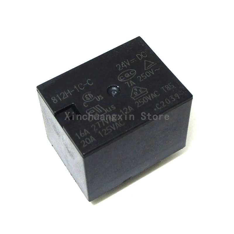 812H-1C-C 812H-1A-C 812H-1C-C -5VDC 12VDC 812H-1C-C-24VDC 5PIN 4PIN 16A power relay