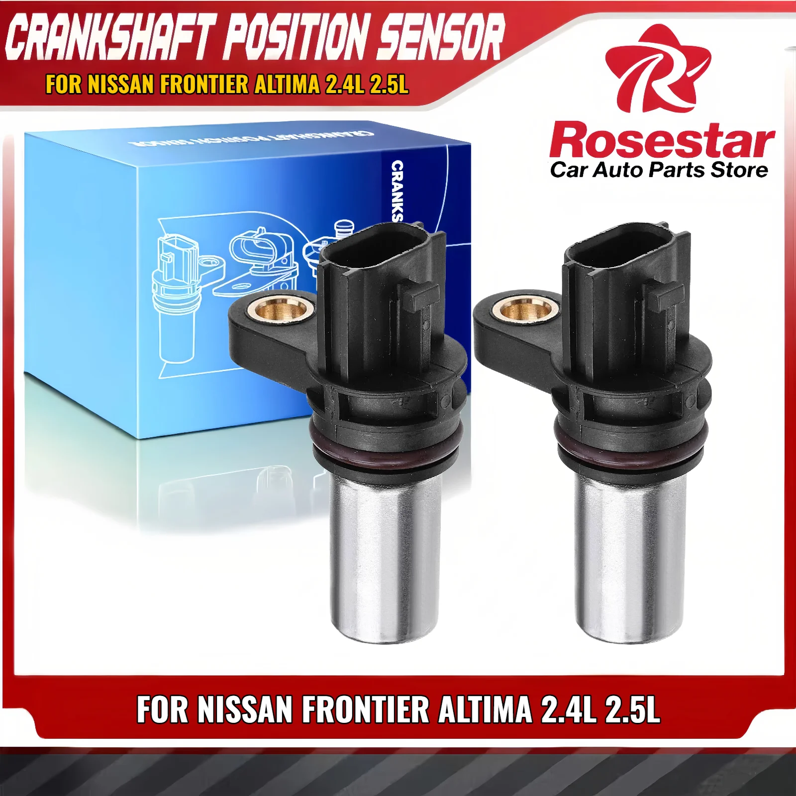 

2x Camshaft Crankshaft Position Sensor fits Nissan Altima Frontier L4 2.4L 2.5L 237316N205 3322082Z00